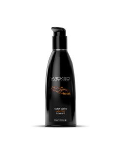 Wicked Aqua Heat Water-Based Warming Lubricant 2 Oz.