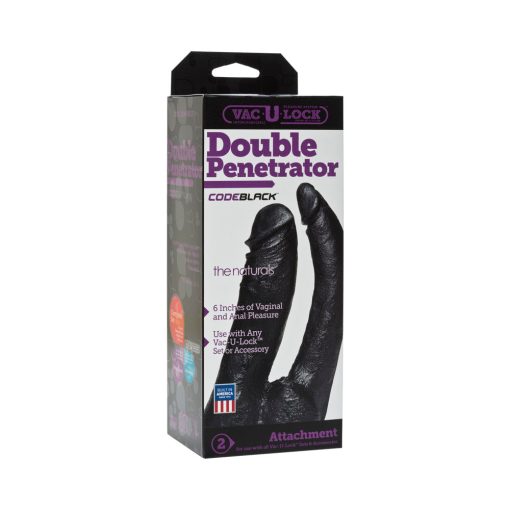 Vac-U-Lock - Double Penetrator - The Naturals Codeblack