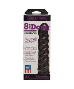 Vac-U-Lock - 8In Dong - Raging Hard-Ons Codeblack