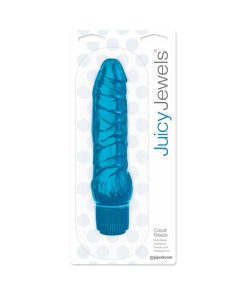 Juicy Jewels Cobalt Breeze Flexible Realistic Vibrator Blue