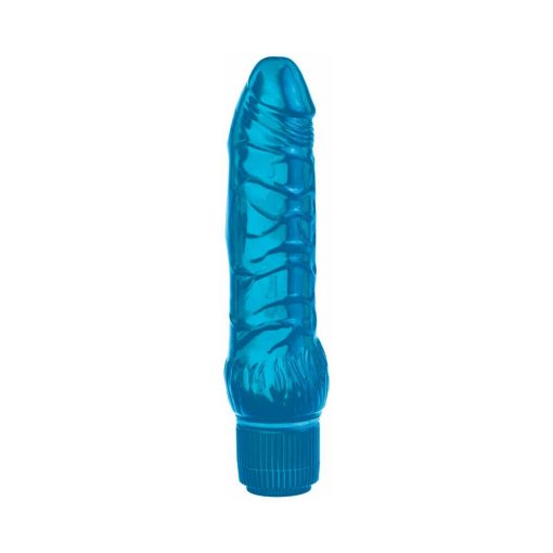 Juicy Jewels Cobalt Breeze Flexible Realistic Vibrator Blue - Image 2