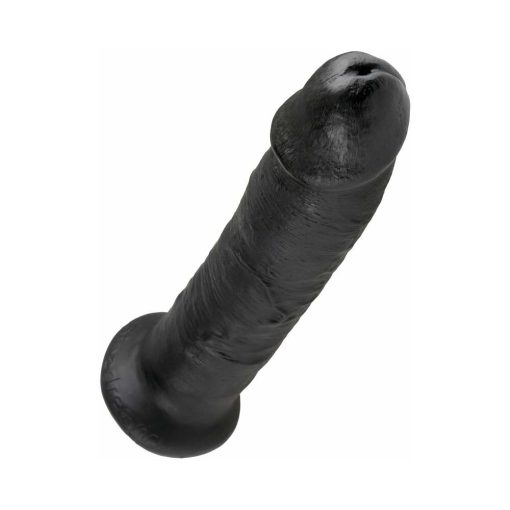 King Cock 9 In. Cock Realistic Dildo With Suction Cup Black - Image 3