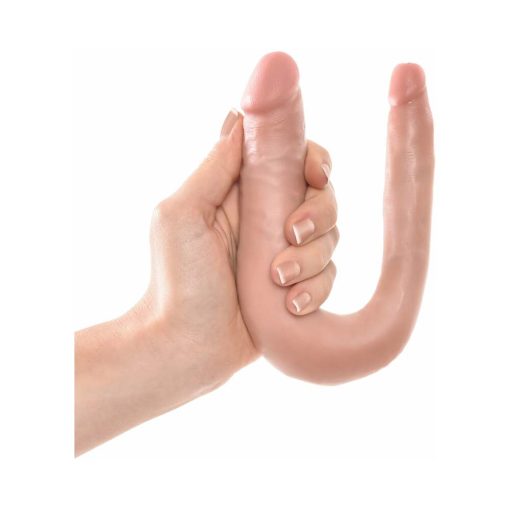 King Cock Double Trouble Small 5 In. Realistic Dual-Ended Dildo Beige - Image 4