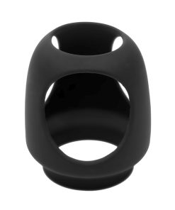 Wand Essentials Silicone Strap Cap Wand Harness For Dildos Black