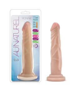 Au Naturel Ronnie 7.5 In. Posable Dual Density Dildo Beige