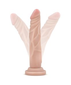 Au Naturel Ronnie 7.5 In. Posable Dual Density Dildo Beige