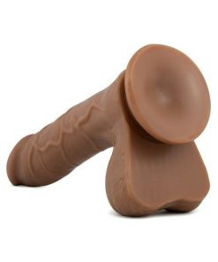 X5 Grinder Realistic 8.5 In. Dildo With Balls Tan