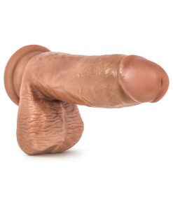 Coverboy Manny The Fireman Realistic 7 In. Dildo With Balls Tan