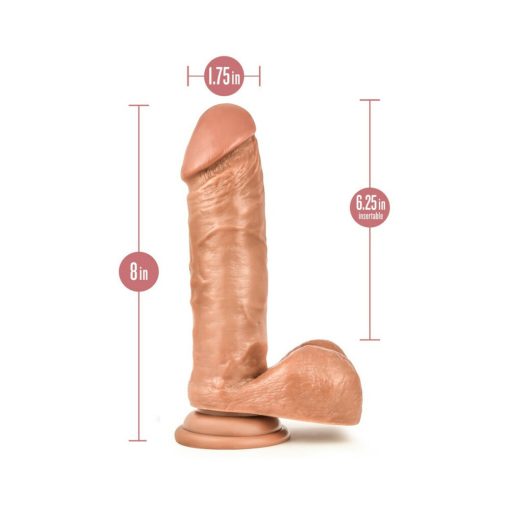 Loverboy The Matador Realistic 8 In. Dildo With Balls Tan - Image 7