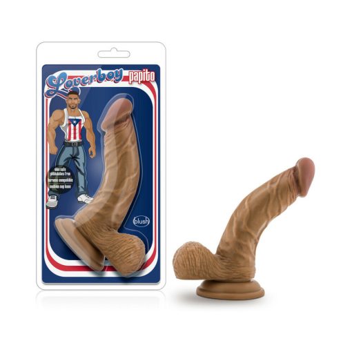 Loverboy Papito Realistic 6.5 In. Dildo With Balls Tan