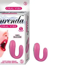 Surenda Silicone Rechargeable Multispeed Waterproof Oral Vibe (Pink)