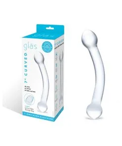 Glas 7 In. Curved Glass G Spot Stimulator