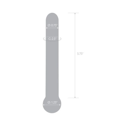Glas 7 In. Straight Glass Dildo - Image 7