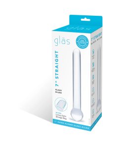 Glas 7 In. Straight Glass Dildo