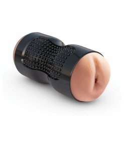 Pdx Tight Grip Pussy & Ass Dual Density Squeezable Masturbator Beige/Black