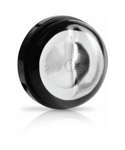 Pdx Mega-Bator Ass Rechargeable Rotating Thrusting Stroker With Hands-Free Suction Cup Clear/Black