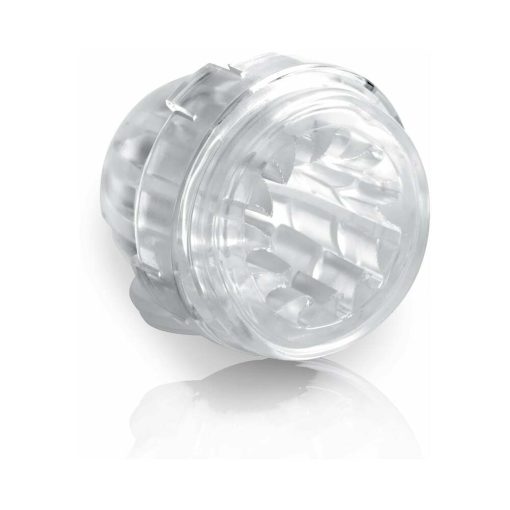 Pdx Mega-Bator Ass Rechargeable Rotating Thrusting Stroker With Hands-Free Suction Cup Clear/Black - Image 5