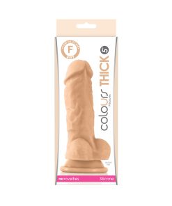 Colours Pleasures Thick 5 In. Dildo Beige