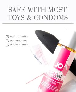 Jo Naturalove Organic Strawberry Fields Flavored Water-Based Lubricant 4 Oz.
