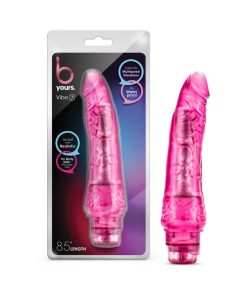 B Yours Vibe 7 Realistic 8.75 In. Vibrating Dildo Pink
