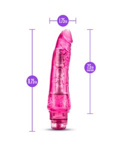 B Yours Vibe 7 Realistic 8.75 In. Vibrating Dildo Pink