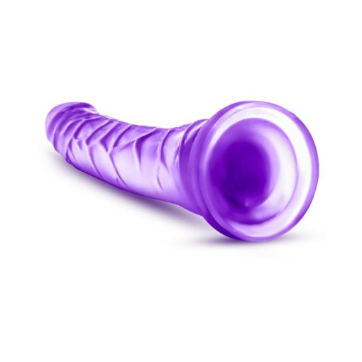 B Yours Sweet 'N Hard 6 Realistic 8.5 In. Dildo Purple - Image 5