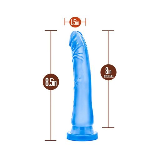 B Yours Sweet 'N Hard 6 Realistic 8.5 In. Dildo Blue - Image 7