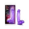B Yours Sweet 'N Hard 1 Realistic 7 In. Dildo With Balls Purple