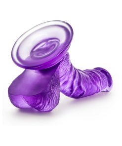 B Yours Sweet 'N Hard 8 Realistic 6.5 In. Dildo With Balls Purple