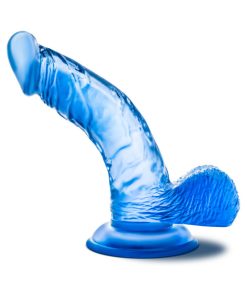 B Yours Sweet 'N Hard 8 Realistic 6.5 In. Dildo With Balls Blue