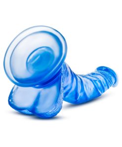 B Yours Sweet 'N Hard 7 Realistic 8.5 In. Dildo With Balls Blue