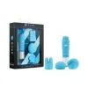 Rose Revitalize Massage Kit With Mini Vibrator & 3 Silicone Attachments Blue 15 Rose Revitalize Massage Kit With Mini Vibrator & 3 Silicone Attachments Blue