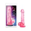 B Yours Sweet 'N Hard 4 Realistic 7 In. Dildo With Balls Pink