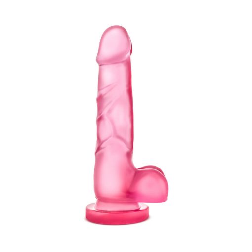 B Yours Sweet 'N Hard 4 Realistic 7 In. Dildo With Balls Pink - Image 2