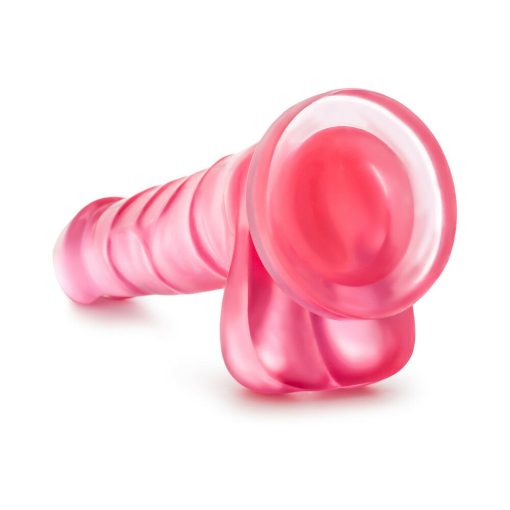 B Yours Sweet 'N Hard 4 Realistic 7 In. Dildo With Balls Pink - Image 5