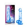 B Yours Sweet 'N Hard 4 Realistic 7 In. Dildo With Balls Blue