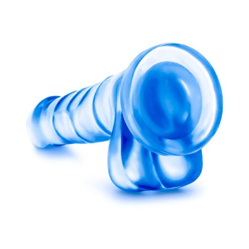 B Yours Sweet 'N Hard 4 Realistic 7 In. Dildo With Balls Blue - Image 4