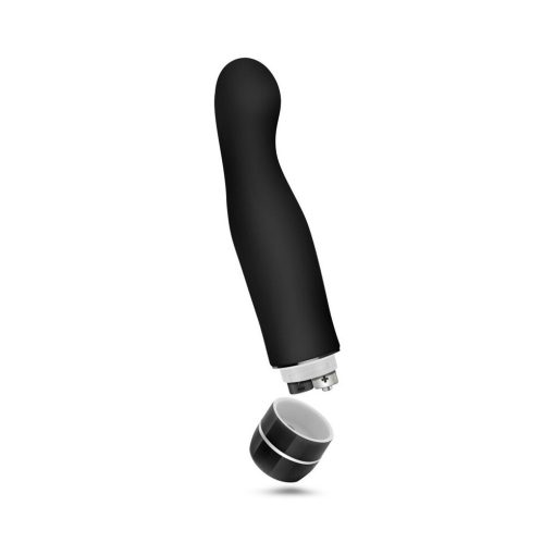 Luxe Gio Silicone G-Spot Vibrator Black - Image 6