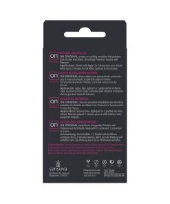 Sensuva On Original Arousal Oil 5 Ml Large Box