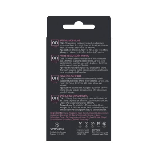 Sensuva On Lite Arousal Oil 5 Ml - Image 2