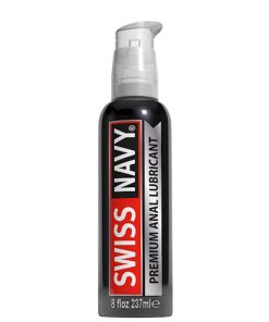 Swiss Navy Premium Silicone Anal Lubricant 8 Oz.