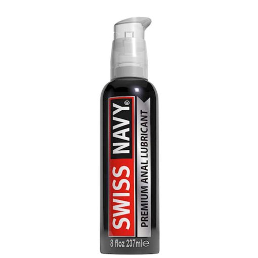 Swiss Navy Premium Silicone Anal Lubricant 8 Oz.