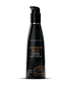 Wicked Aqua Cinnamon Bun Water-Based Lubricant 4 Oz.