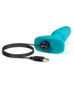 B-Vibe Rimming 2 Rotating And Vibrating Remote Control Plug Teal