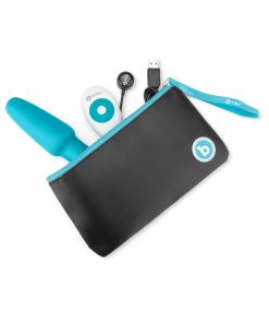 B-Vibe Rimming 2 Rotating And Vibrating Remote Control Plug Teal