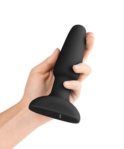 B-Vibe Rimming 2 Rotating And Vibrating Remote Control Plug Black