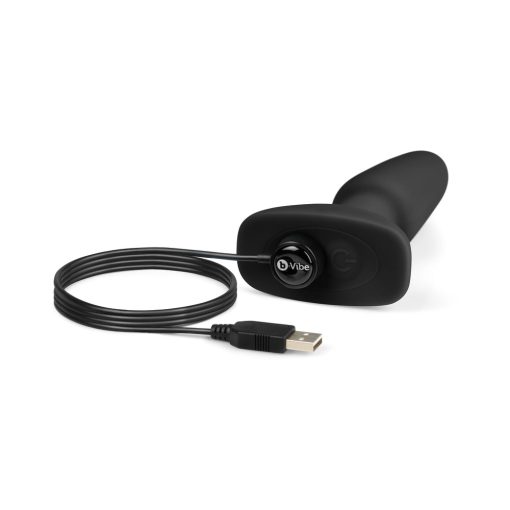 B-Vibe Rimming 2 Rotating And Vibrating Remote Control Plug Black - Image 8