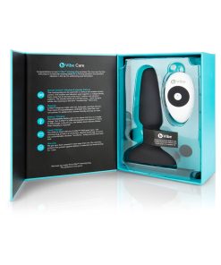 B-Vibe Rimming 2 Rotating And Vibrating Remote Control Plug Black