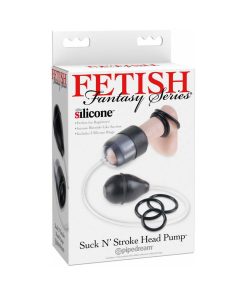 Fetish Fantasy Series Suck N' Stroke Head Pump Black