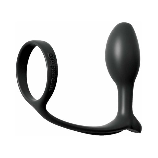 Anal Fantasy Collection Silicone Ass-Gasm Cock Ring Beginner'S Plug Black - Image 2